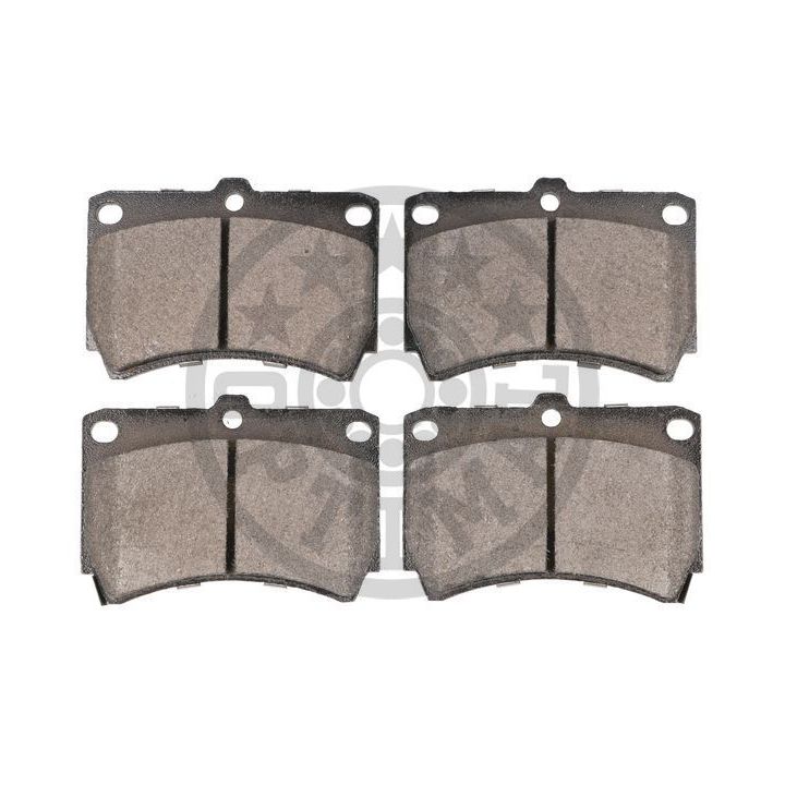 Stabdžių trinkelių rinkinys, diskinis stabdys OPTIMAL 9661