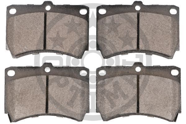 Stabdžių trinkelių rinkinys, diskinis stabdys OPTIMAL 9661