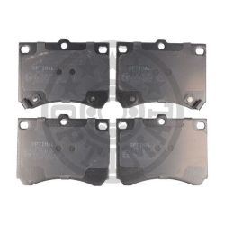 Stabdžių trinkelių rinkinys, diskinis stabdys OPTIMAL 9669