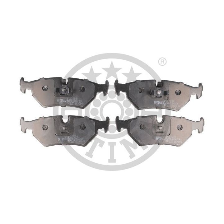 Stabdžių trinkelių rinkinys, diskinis stabdys OPTIMAL 9676