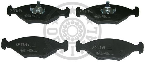 Stabdžių trinkelių rinkinys, diskinis stabdys OPTIMAL 9694