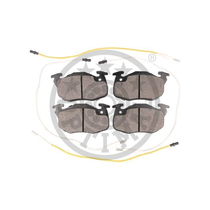 Stabdžių trinkelių rinkinys, diskinis stabdys OPTIMAL 9750