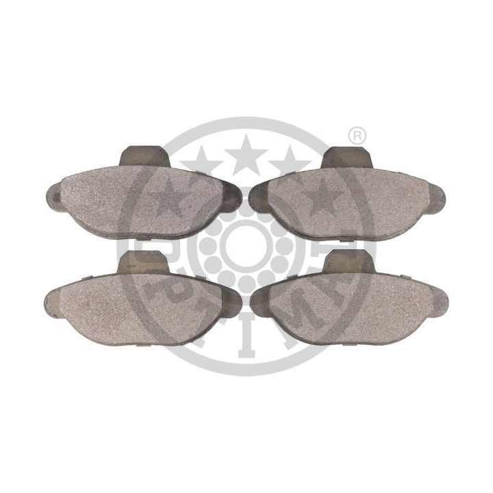 Stabdžių trinkelių rinkinys, diskinis stabdys OPTIMAL 9810