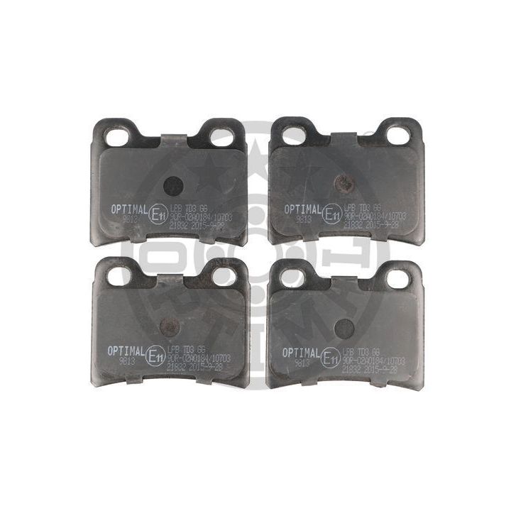 Stabdžių trinkelių rinkinys, diskinis stabdys OPTIMAL 9813