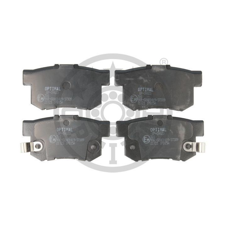 Stabdžių trinkelių rinkinys, diskinis stabdys OPTIMAL 9823