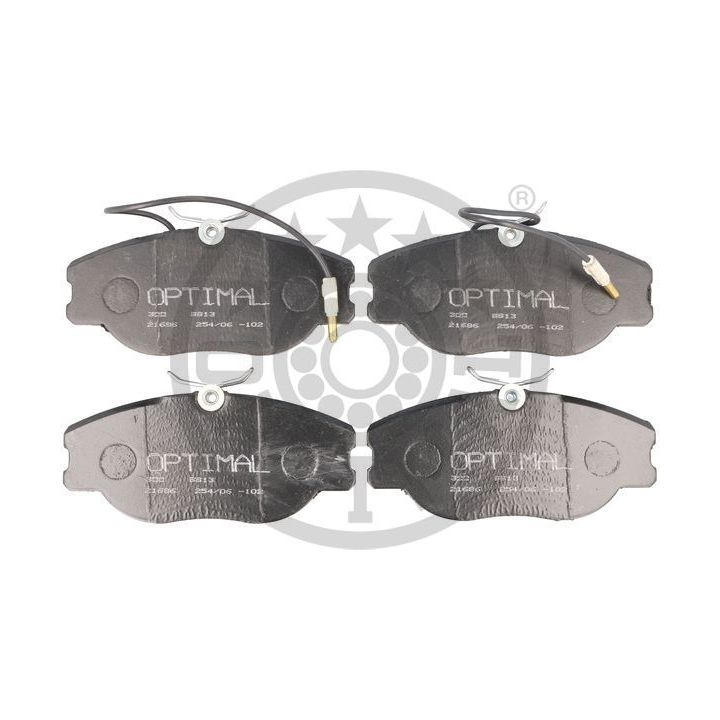 Stabdžių trinkelių rinkinys, diskinis stabdys OPTIMAL 9913