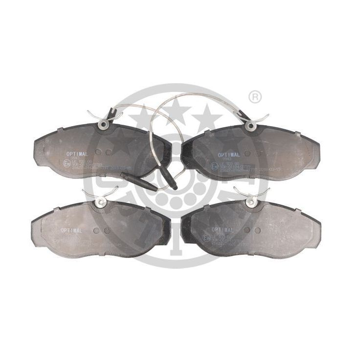 Stabdžių trinkelių rinkinys, diskinis stabdys OPTIMAL 9943