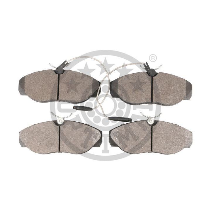 Stabdžių trinkelių rinkinys, diskinis stabdys OPTIMAL 9943