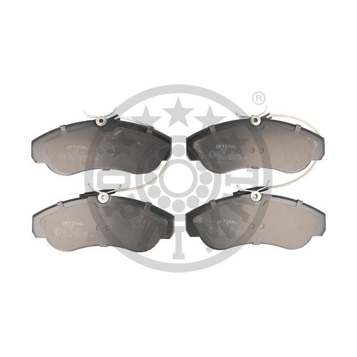 Stabdžių trinkelių rinkinys, diskinis stabdys OPTIMAL 9944