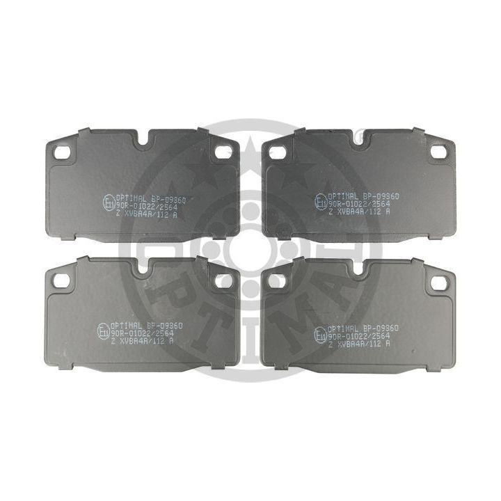 Stabdžių trinkelių rinkinys, diskinis stabdys OPTIMAL BP-09360