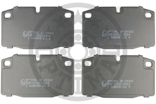 Stabdžių trinkelių rinkinys, diskinis stabdys OPTIMAL BP-09360