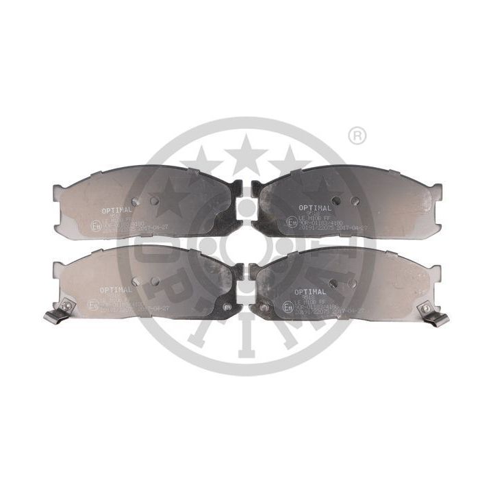Stabdžių trinkelių rinkinys, diskinis stabdys OPTIMAL BP-09518