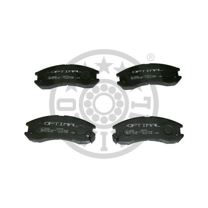 Stabdžių trinkelių rinkinys, diskinis stabdys OPTIMAL BP-09554