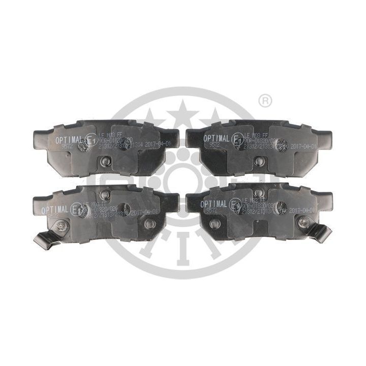 Stabdžių trinkelių rinkinys, diskinis stabdys OPTIMAL BP-09572