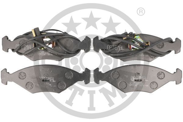Stabdžių trinkelių rinkinys, diskinis stabdys OPTIMAL BP-09582