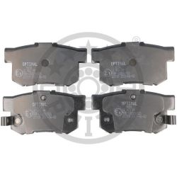 Stabdžių trinkelių rinkinys, diskinis stabdys OPTIMAL BP-09654