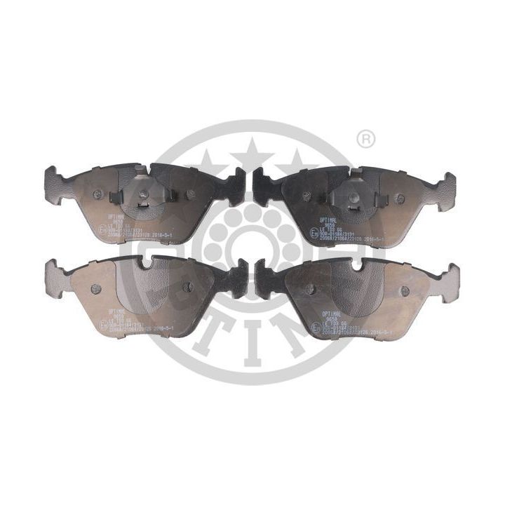 Stabdžių trinkelių rinkinys, diskinis stabdys OPTIMAL BP-09659