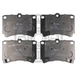 Stabdžių trinkelių rinkinys, diskinis stabdys OPTIMAL BP-09661