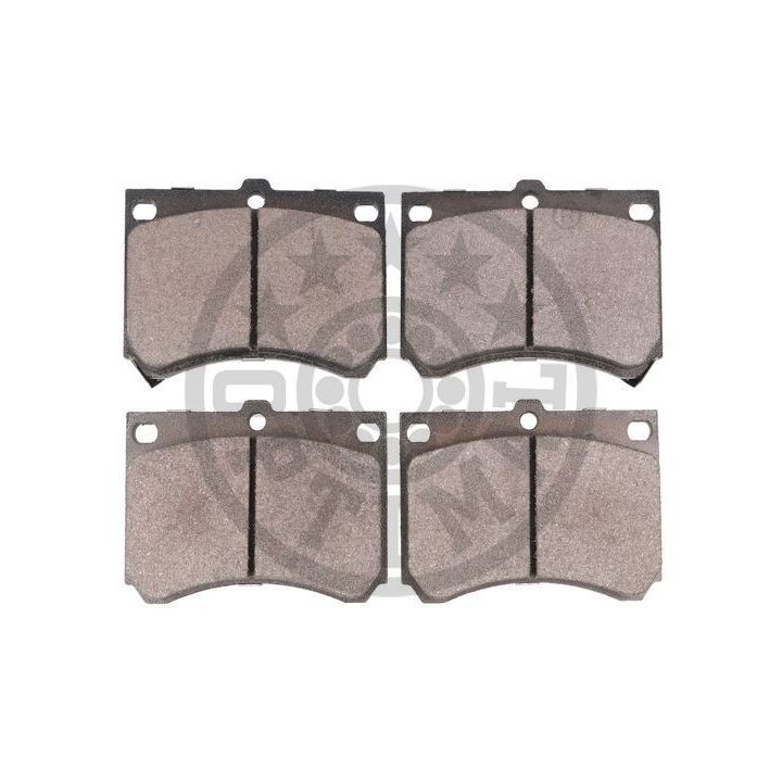 Stabdžių trinkelių rinkinys, diskinis stabdys OPTIMAL BP-09669