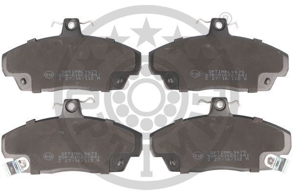 Stabdžių trinkelių rinkinys, diskinis stabdys OPTIMAL BP-09675