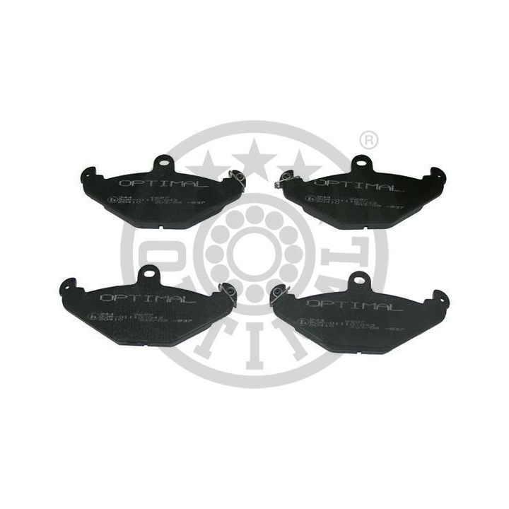 Stabdžių trinkelių rinkinys, diskinis stabdys OPTIMAL BP-09697