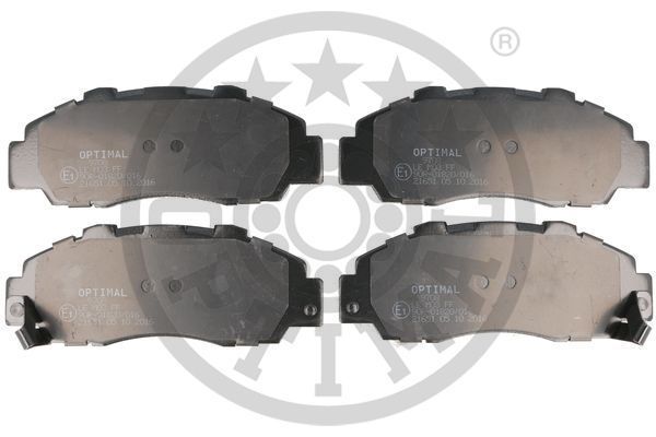 Stabdžių trinkelių rinkinys, diskinis stabdys OPTIMAL BP-09708