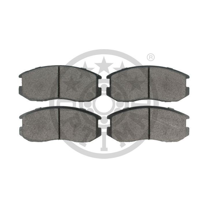 Stabdžių trinkelių rinkinys, diskinis stabdys OPTIMAL BP-09714