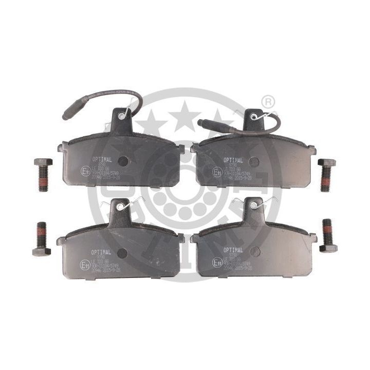 Stabdžių trinkelių rinkinys, diskinis stabdys OPTIMAL BP-09798