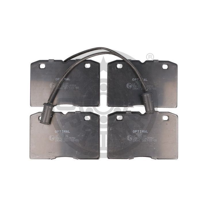 Stabdžių trinkelių rinkinys, diskinis stabdys OPTIMAL BP-09800