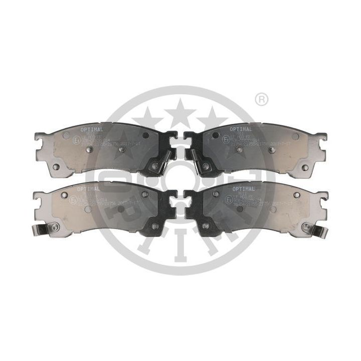 Stabdžių trinkelių rinkinys, diskinis stabdys OPTIMAL BP-09811