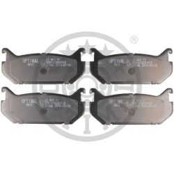 Stabdžių trinkelių rinkinys, diskinis stabdys OPTIMAL BP-09812