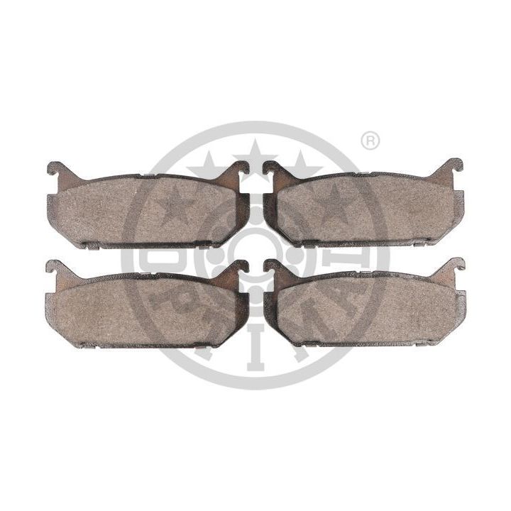 Stabdžių trinkelių rinkinys, diskinis stabdys OPTIMAL BP-09812