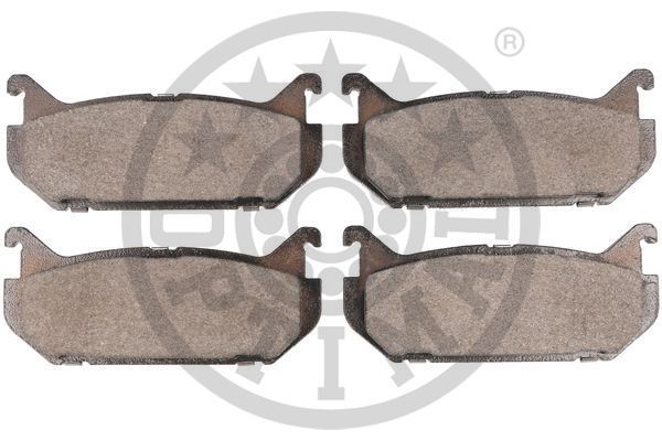 Stabdžių trinkelių rinkinys, diskinis stabdys OPTIMAL BP-09812