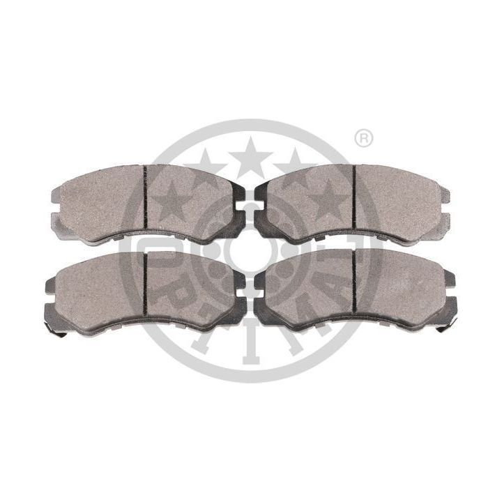 Stabdžių trinkelių rinkinys, diskinis stabdys OPTIMAL BP-09827