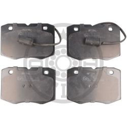 Stabdžių trinkelių rinkinys, diskinis stabdys OPTIMAL BP-09850