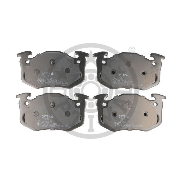 Stabdžių trinkelių rinkinys, diskinis stabdys OPTIMAL BP-09858