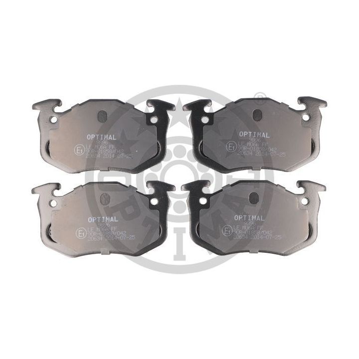 Stabdžių trinkelių rinkinys, diskinis stabdys OPTIMAL BP-09896