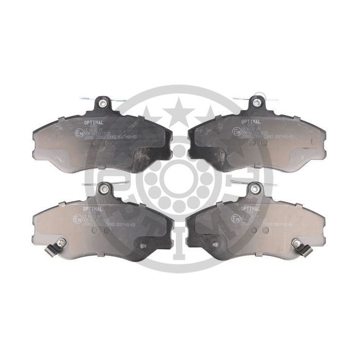 Stabdžių trinkelių rinkinys, diskinis stabdys OPTIMAL BP-09955