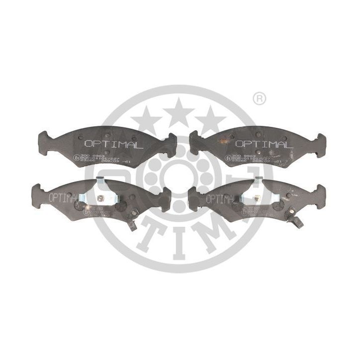 Stabdžių trinkelių rinkinys, diskinis stabdys OPTIMAL BP-09963