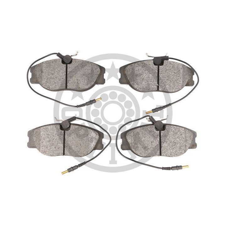 Stabdžių trinkelių rinkinys, diskinis stabdys OPTIMAL BP-10043