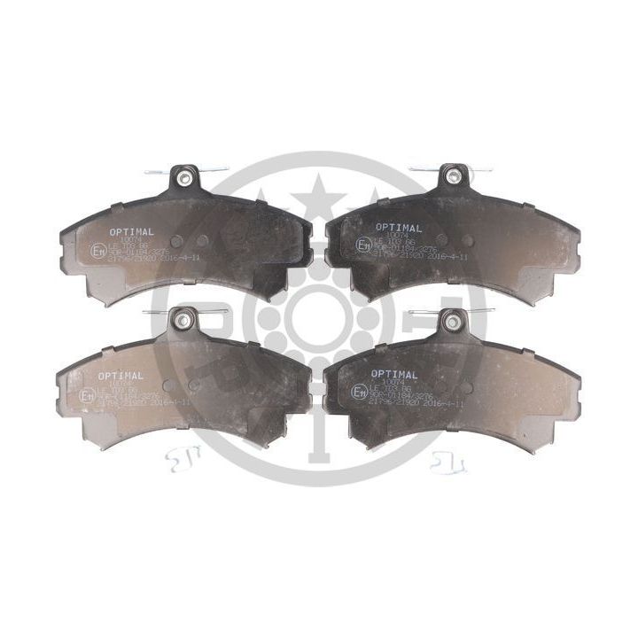 Stabdžių trinkelių rinkinys, diskinis stabdys OPTIMAL BP-10074