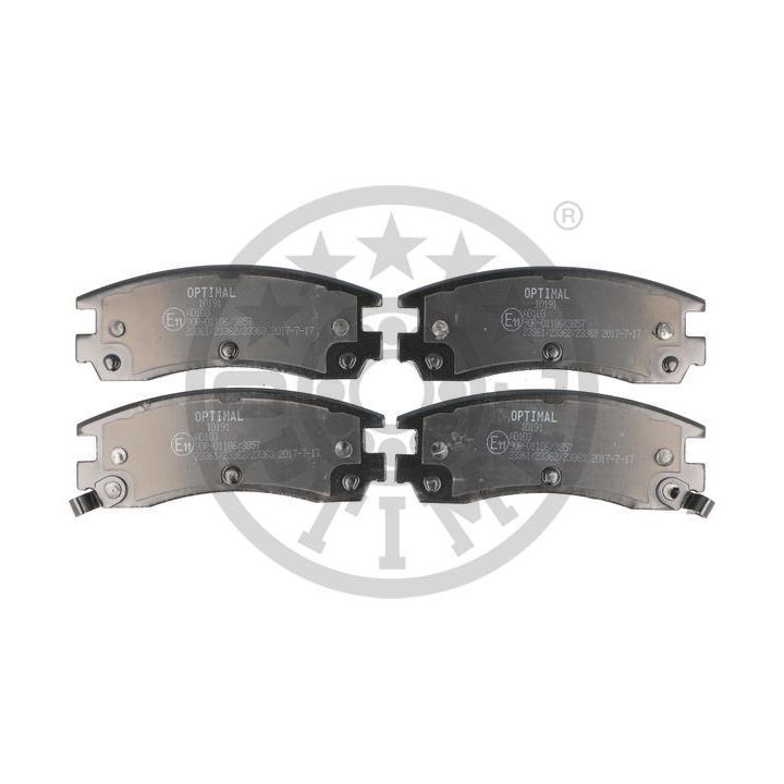 Stabdžių trinkelių rinkinys, diskinis stabdys OPTIMAL BP-10191