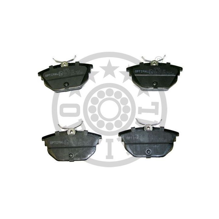 Stabdžių trinkelių rinkinys, diskinis stabdys OPTIMAL BP-10304