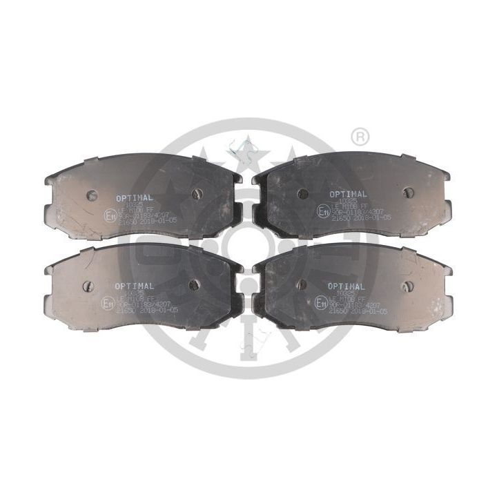 Stabdžių trinkelių rinkinys, diskinis stabdys OPTIMAL BP-10325