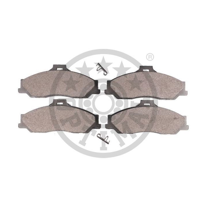 Stabdžių trinkelių rinkinys, diskinis stabdys OPTIMAL BP-10396