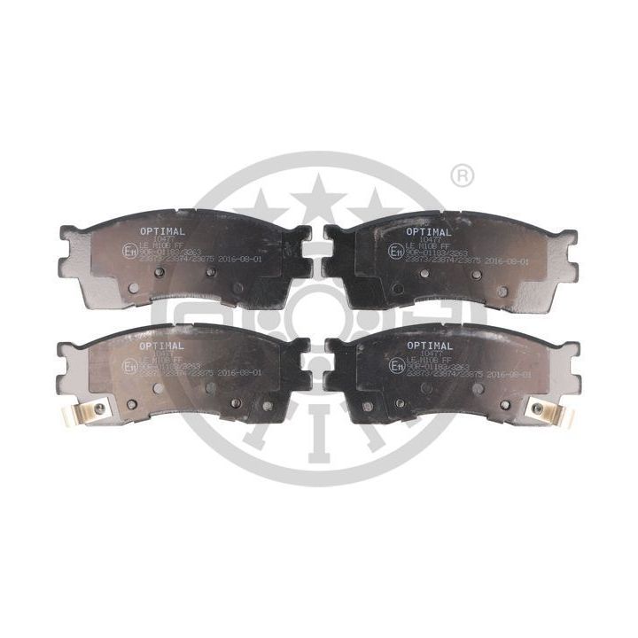 Stabdžių trinkelių rinkinys, diskinis stabdys OPTIMAL BP-10477