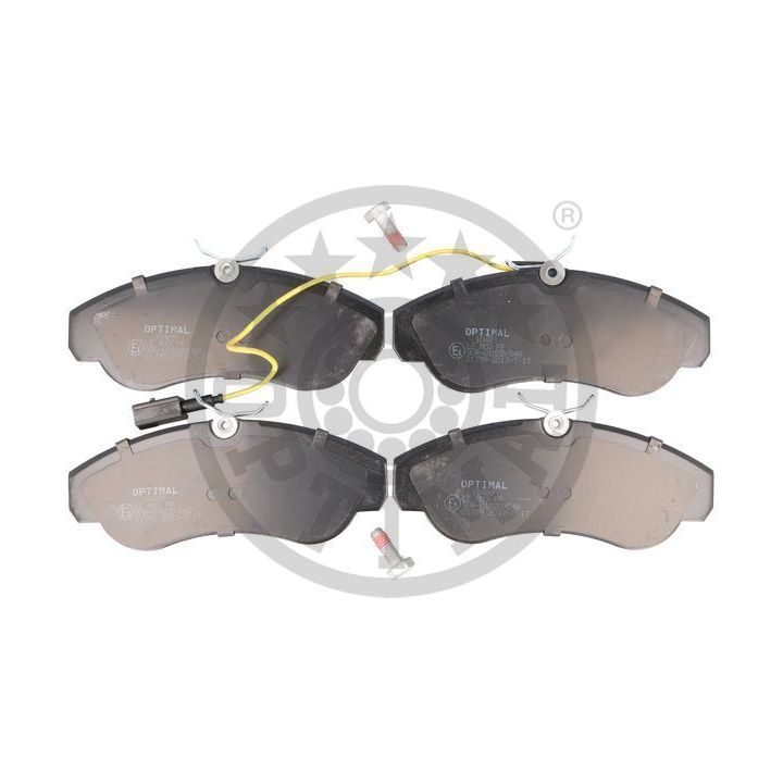 Stabdžių trinkelių rinkinys, diskinis stabdys OPTIMAL BP-10489