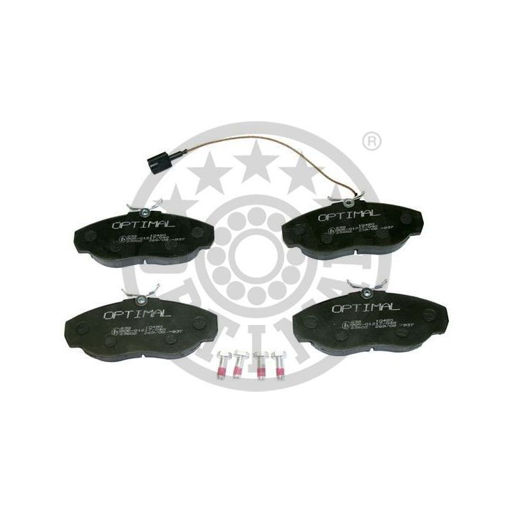 Stabdžių trinkelių rinkinys, diskinis stabdys OPTIMAL BP-10490