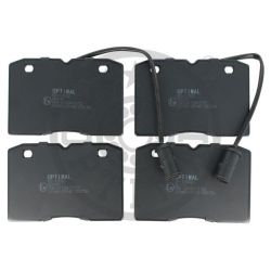 Stabdžių trinkelių rinkinys, diskinis stabdys OPTIMAL BP-12022