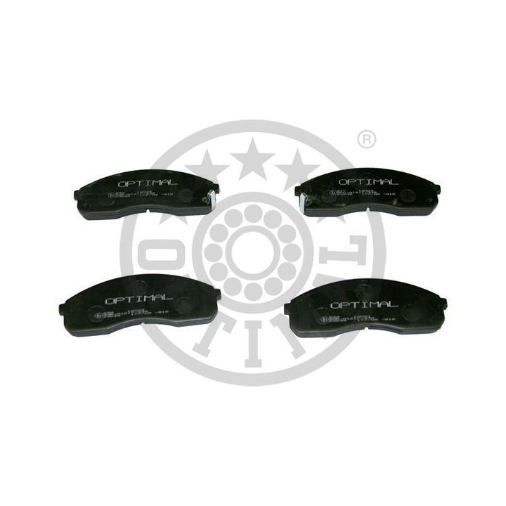 Stabdžių trinkelių rinkinys, diskinis stabdys OPTIMAL BP-12024